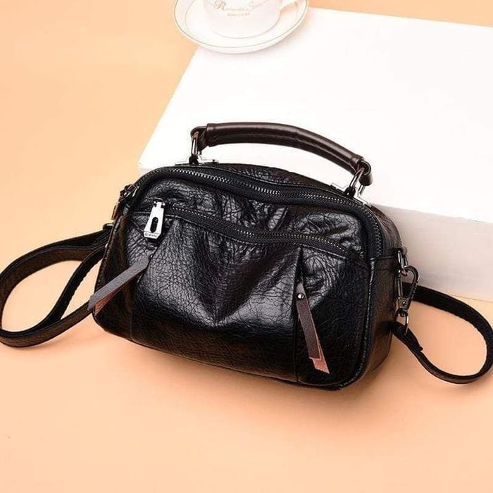 Anneliese | Elegant Crossbody Väska – Vegansk Läder Med Flera Fickor 6