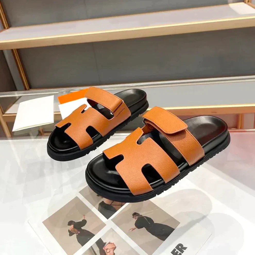Haley | Tidlösa Sandaler Dam – Naturläder för Komfort och Stil 8
