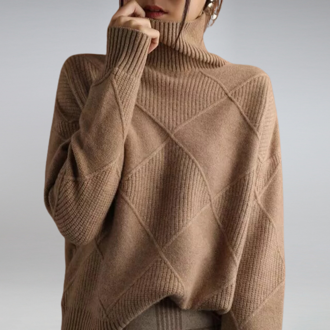 Variant image for Cindara Turtleneck - Lyxig Komfort i Premium Långhaltig Bomull-7