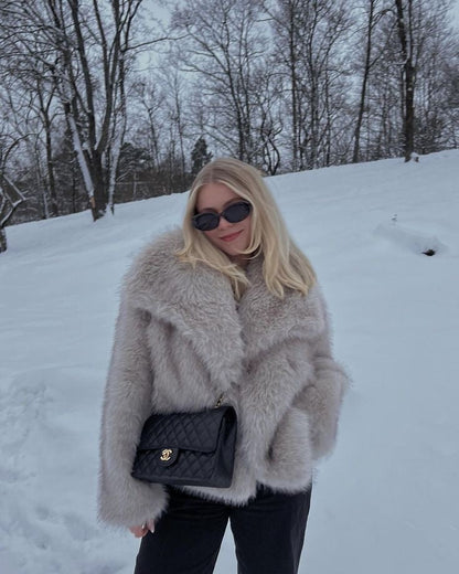 Macy | Elegant Faux Pälsrock – För Stil Och Värme 5