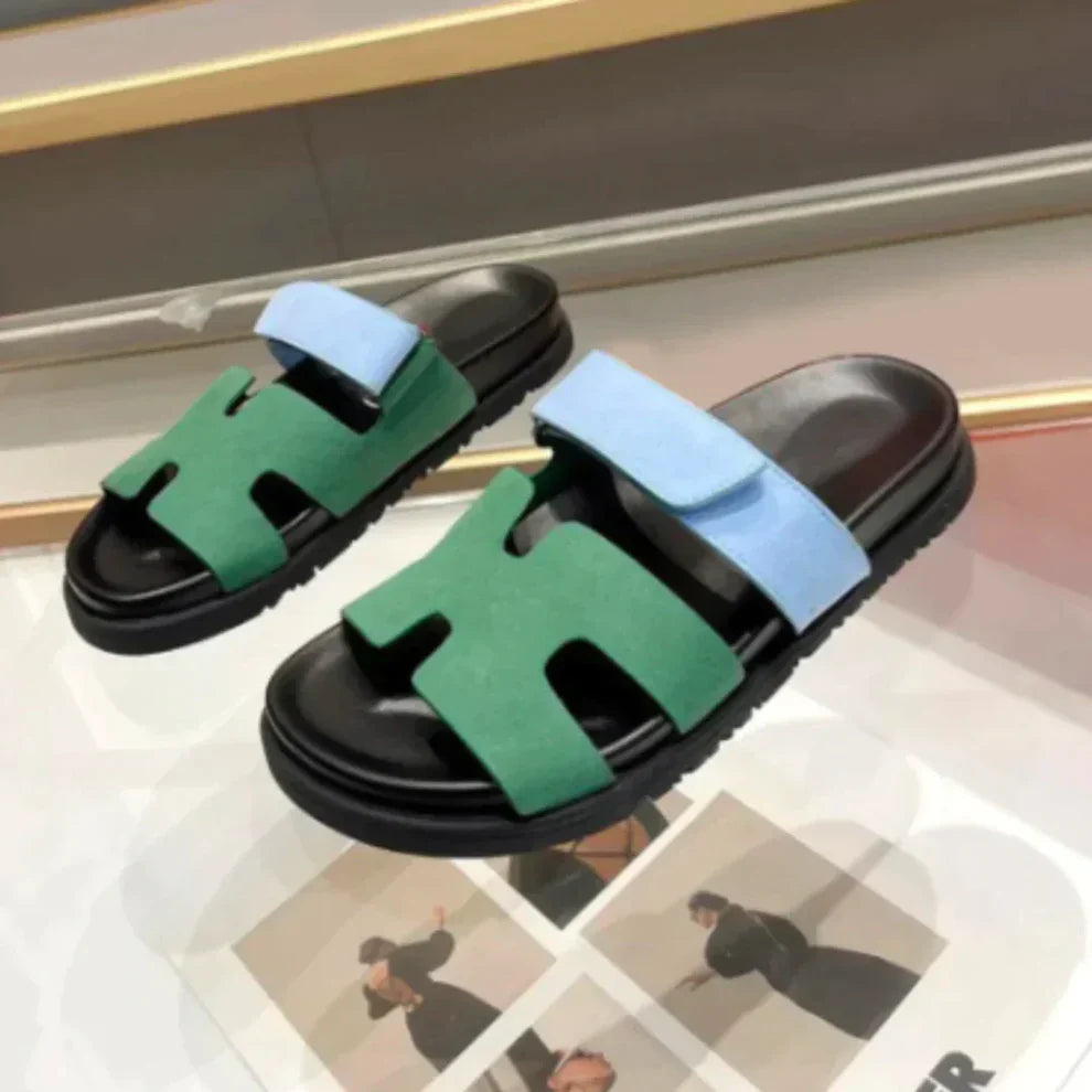 Haley | Tidlösa Sandaler Dam – Naturläder för Komfort och Stil 9