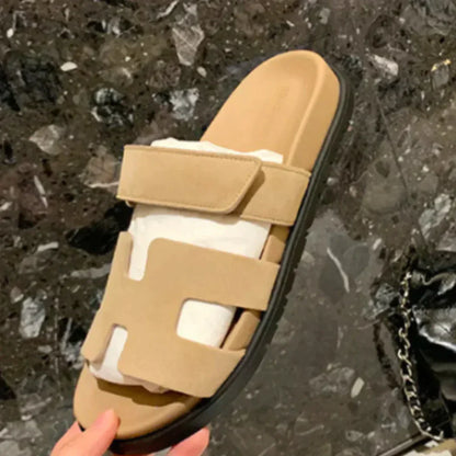Haley | Tidlösa Sandaler Dam – Naturläder för Komfort och Stil 4