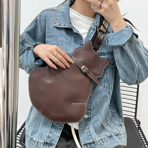 Katja | Chic Handväska För Kattälskare – Veganläder Med Unik Design 4