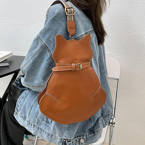 Katja | Chic Handväska För Kattälskare – Veganläder Med Unik Design 1