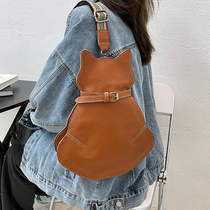 Katja | Chic Handväska För Kattälskare – Veganläder Med Unik Design 12