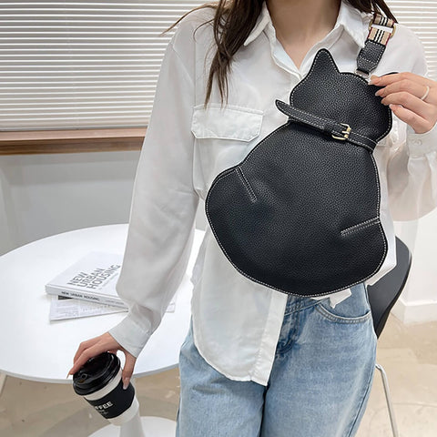 Katja | Chic Handväska För Kattälskare – Veganläder Med Unik Design 3