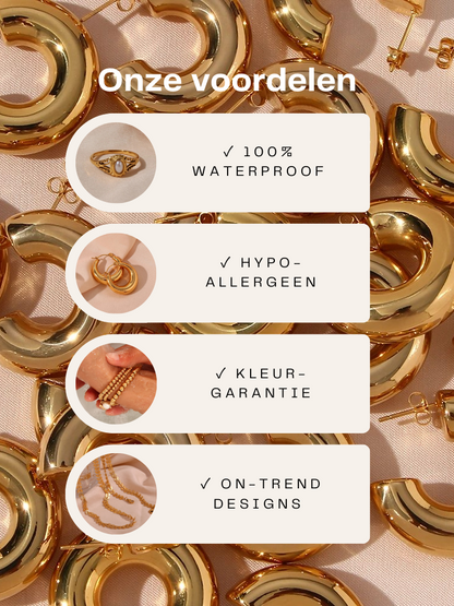 Yamuna | Elegant Halsband Dam – 6-Lagers Tofsar I Guld 4