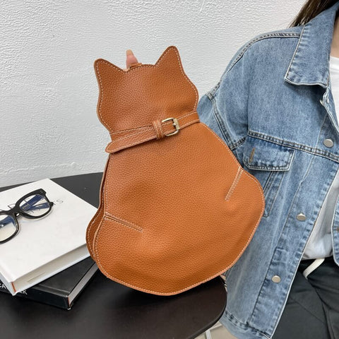 Katja | Chic Handväska För Kattälskare – Veganläder Med Unik Design 2