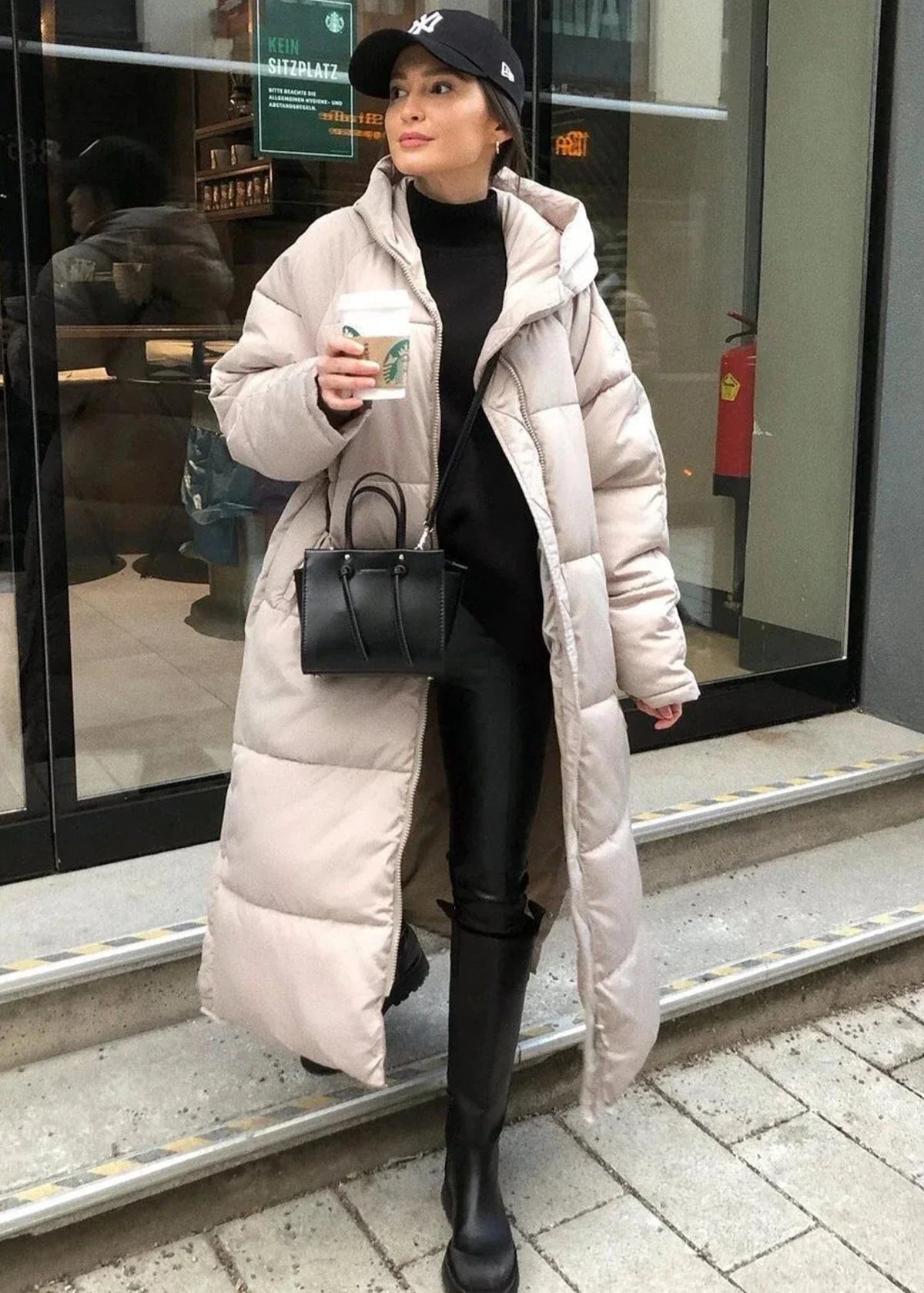 Vivienne | Lång Vinterrock Dam – Maximal Värme Och Elegant Stil 8