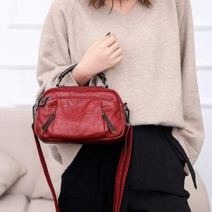 Anneliese | Elegant Crossbody Väska – Vegansk Läder Med Flera Fickor 5