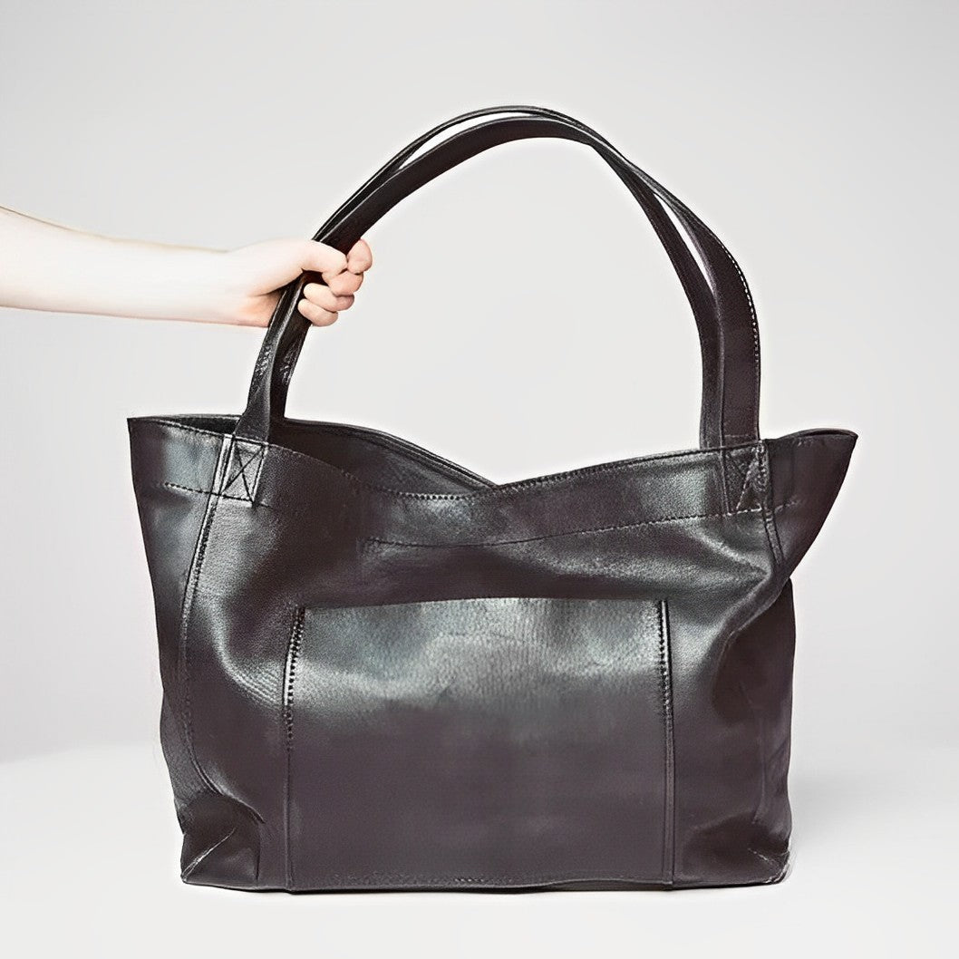 Hennie | Dam Axelväska – Tidlös Vintage Läder för Elegant Stil 6