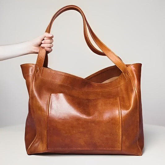 Hennie | Dam Axelväska – Tidlös Vintage Läder för Elegant Stil 1
