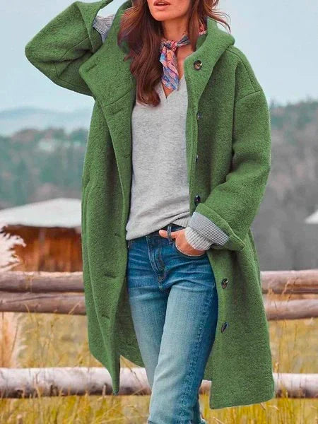 Variant image for Dam Kappa Grå Storlek M Polyester - Vinterkappa Dam för Elegant och Mysig Stil-24