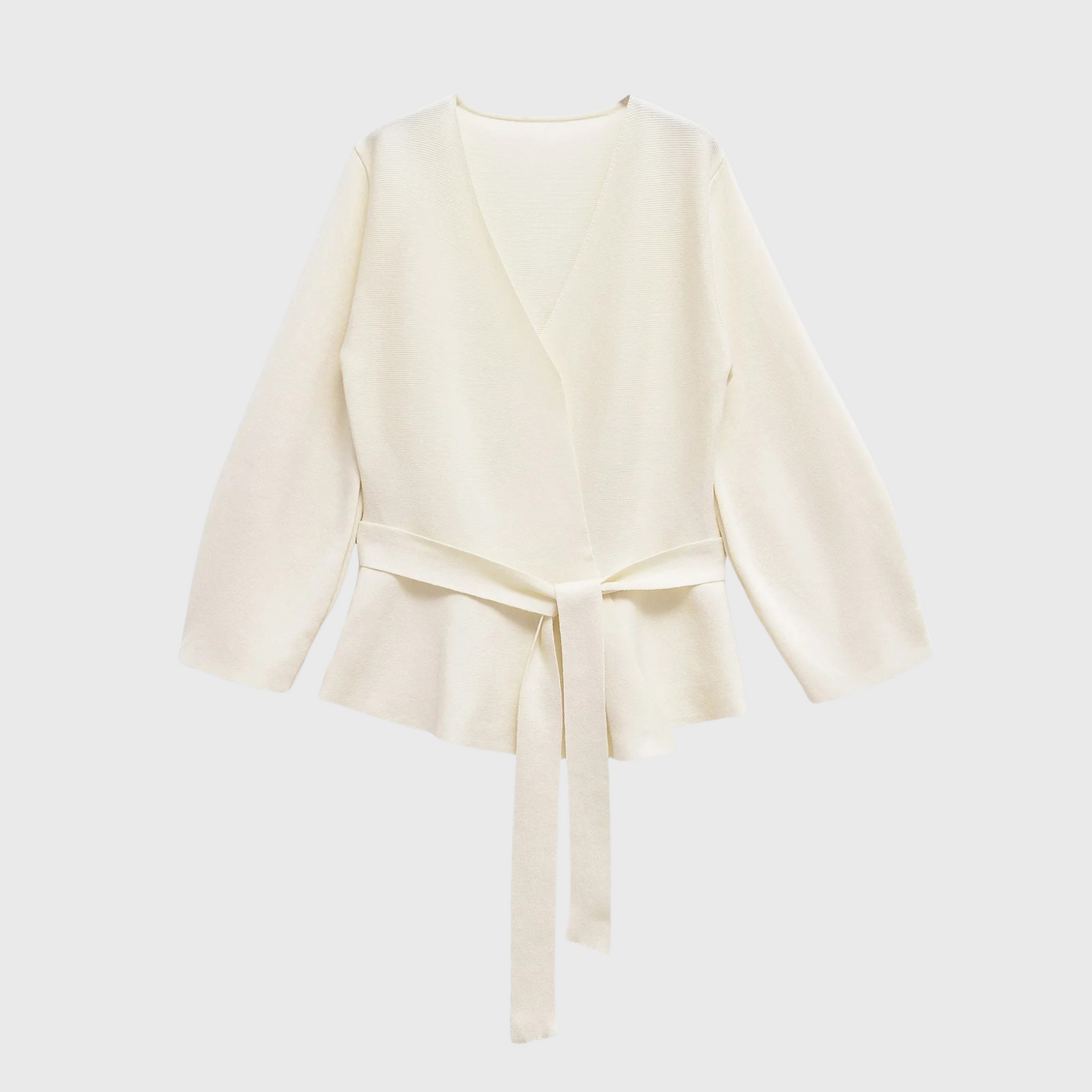 Mauve | Elegant och Mjuk Kardigan – Justerbar Slipsdesign för Alla Tillfällen 10