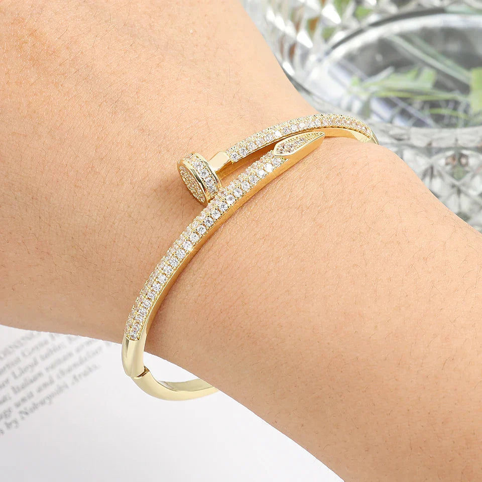 Hermiz Nail Bracelet - Stylish & Durable 316L Stainless Steel Design-3