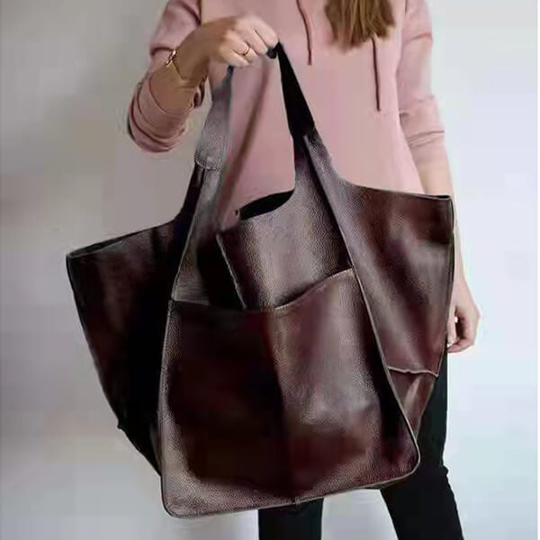 Cornelia | Rymlig Tote Väska – Vegan Läder För Eleganta Kvinnor 14
