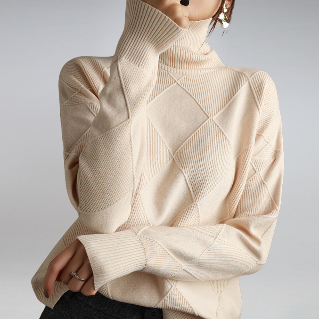 Variant image for Cindara Turtleneck - Lyxig Komfort i Premium Långhaltig Bomull-27