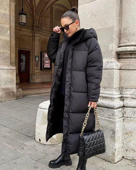 Vivienne | Lång Vinterrock Dam – Maximal Värme Och Elegant Stil 1