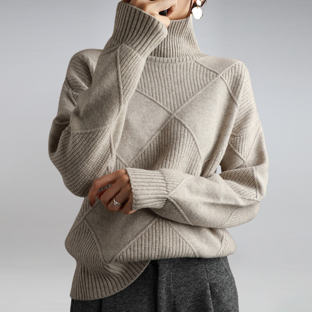 Variant image for Cindara Turtleneck - Lyxig Komfort i Premium Långhaltig Bomull-12