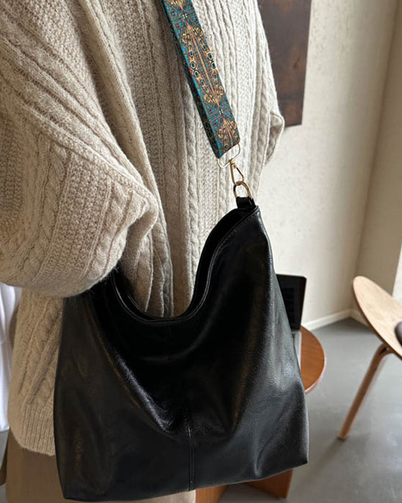 Lotte | Dam Retro Axelväska – Tidlös Elegans och Rymlig Funktionalitet 7