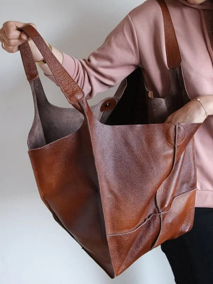 Cornelia | Rymlig Tote Väska – Vegan Läder För Eleganta Kvinnor 3