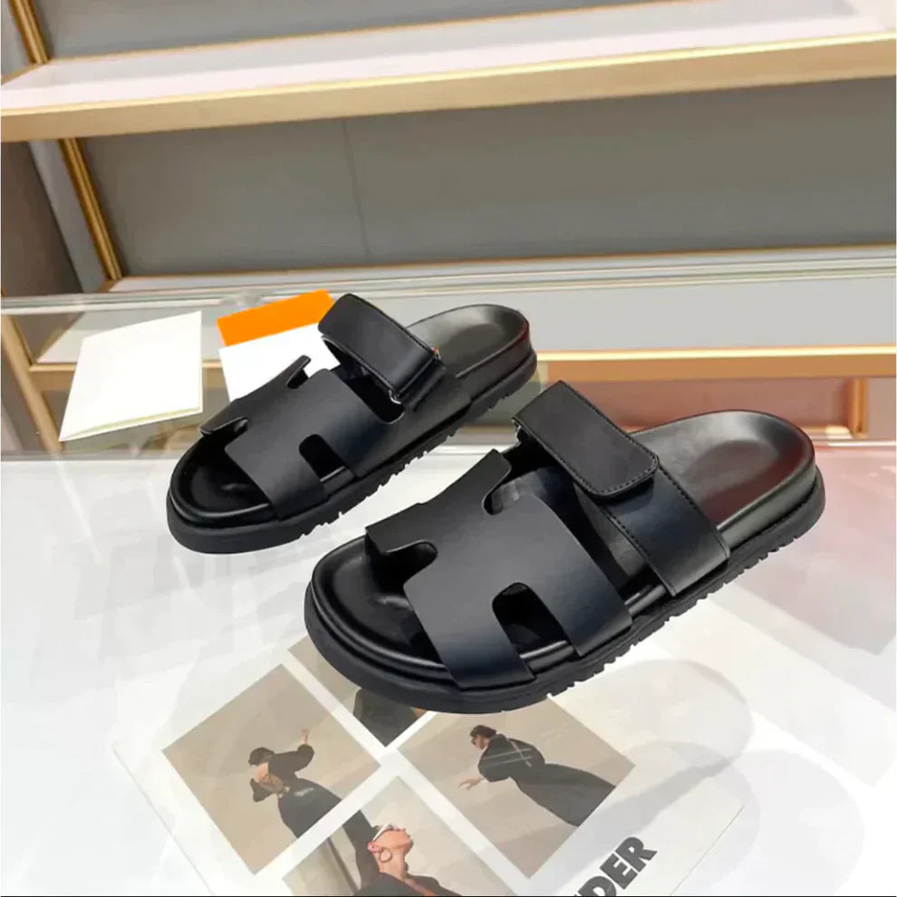 Haley | Tidlösa Sandaler Dam – Naturläder för Komfort och Stil 2