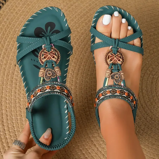 Claudia | Ortopediska sandaler i Ibiza-stil