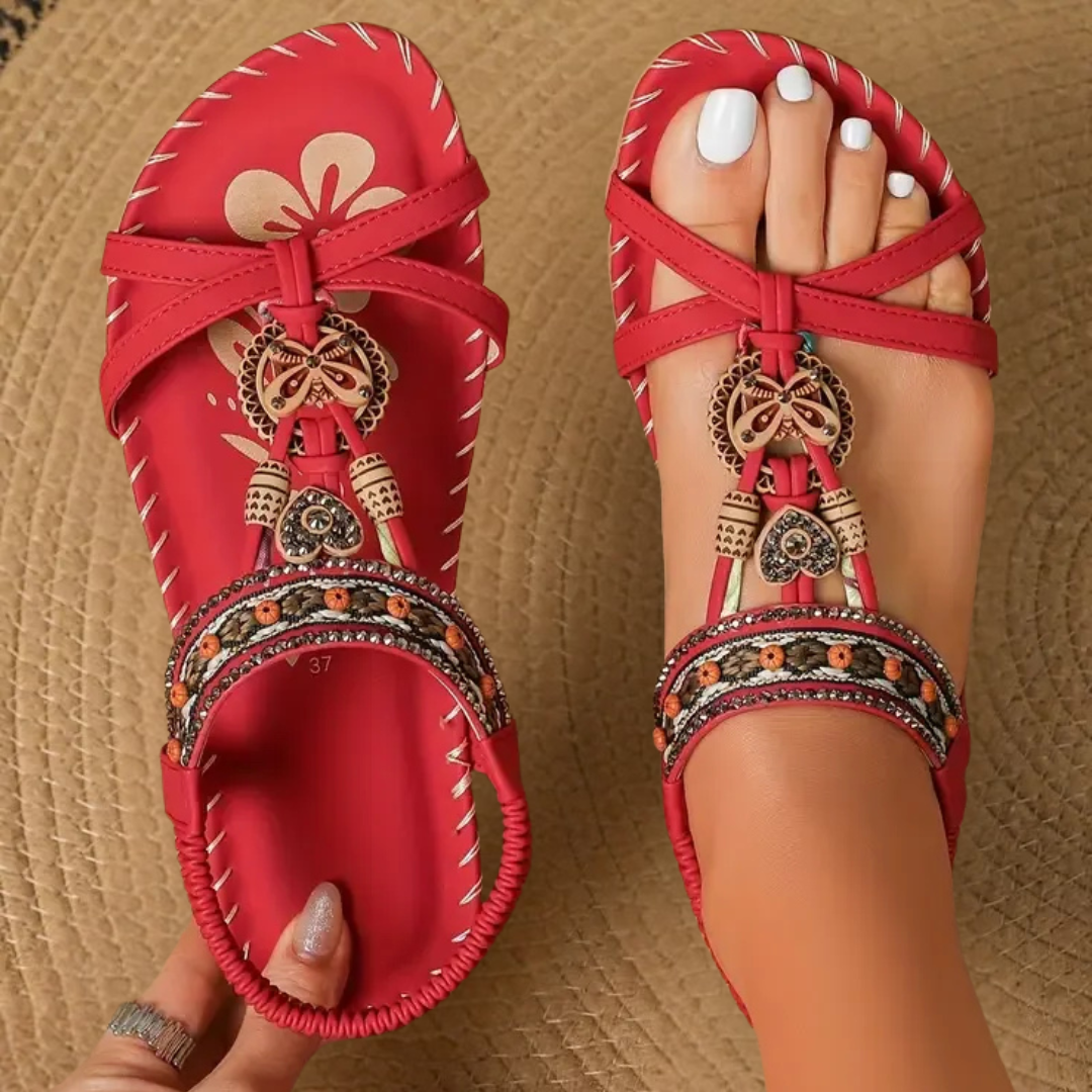 Claudia | Ortopediska sandaler i Ibiza-stil