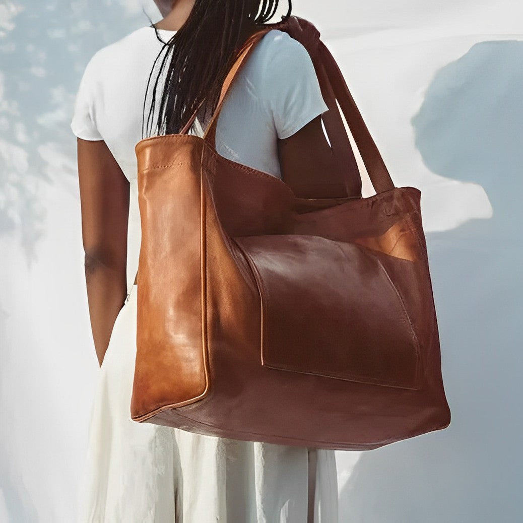 Hennie | Dam Axelväska – Tidlös Vintage Läder för Elegant Stil 2