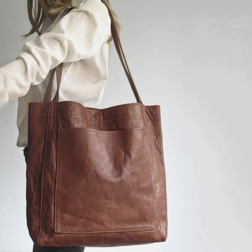 Frida | Läderhandväska Dam – Lyxig Och Rymlig Design Elegant Stil 3