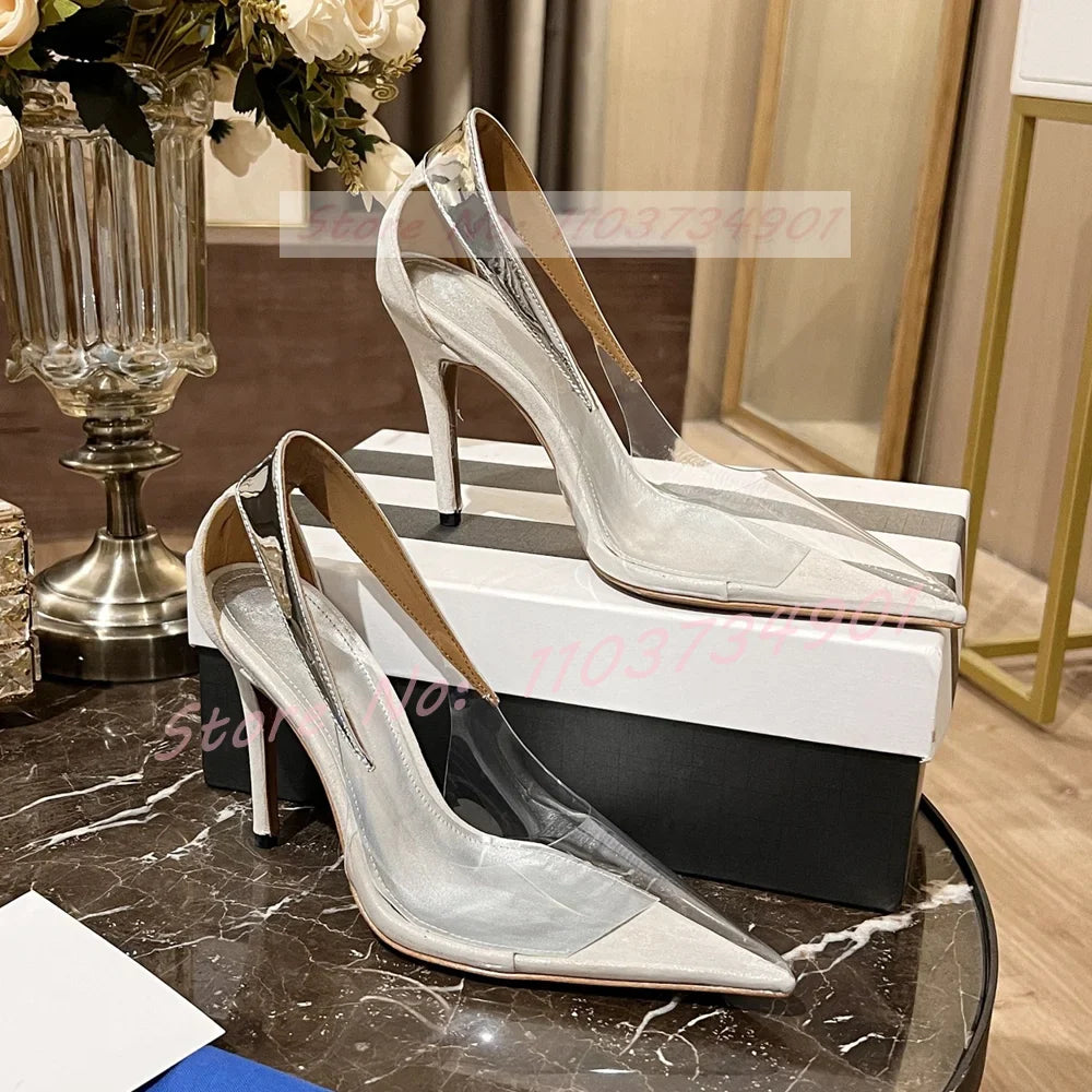 Marianna | Eleganta Flock Slip-On Stilettos För Stil Och Komfort 8