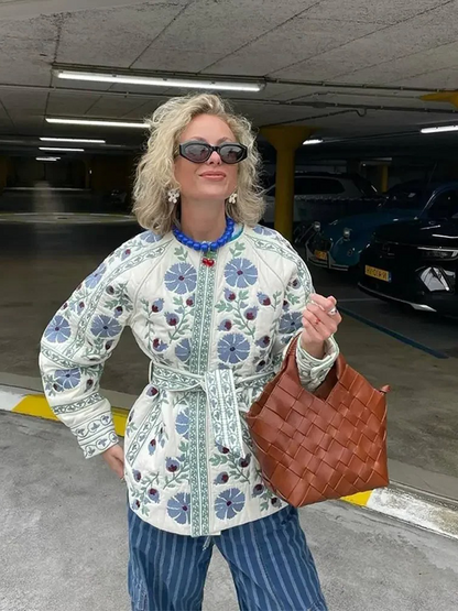 Unik | Quiltad Kappa – Bälte För Stil Och Värme 4