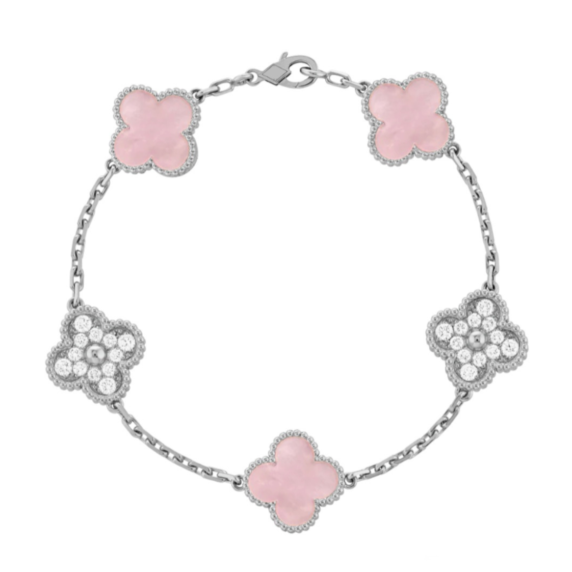 Variant image for Armband - Elegant Gold/Silver Design with Sparkling Zirconia Crystals-5