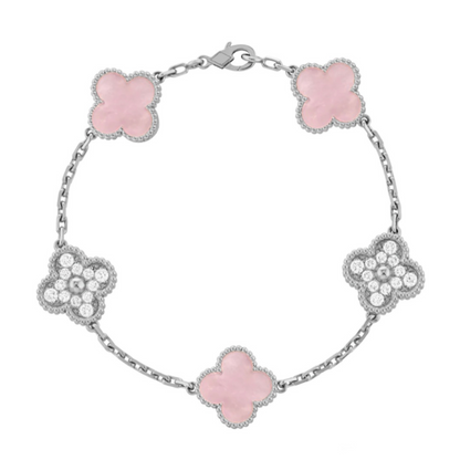 Variant image for Armband - Elegant Gold/Silver Design with Sparkling Zirconia Crystals-5