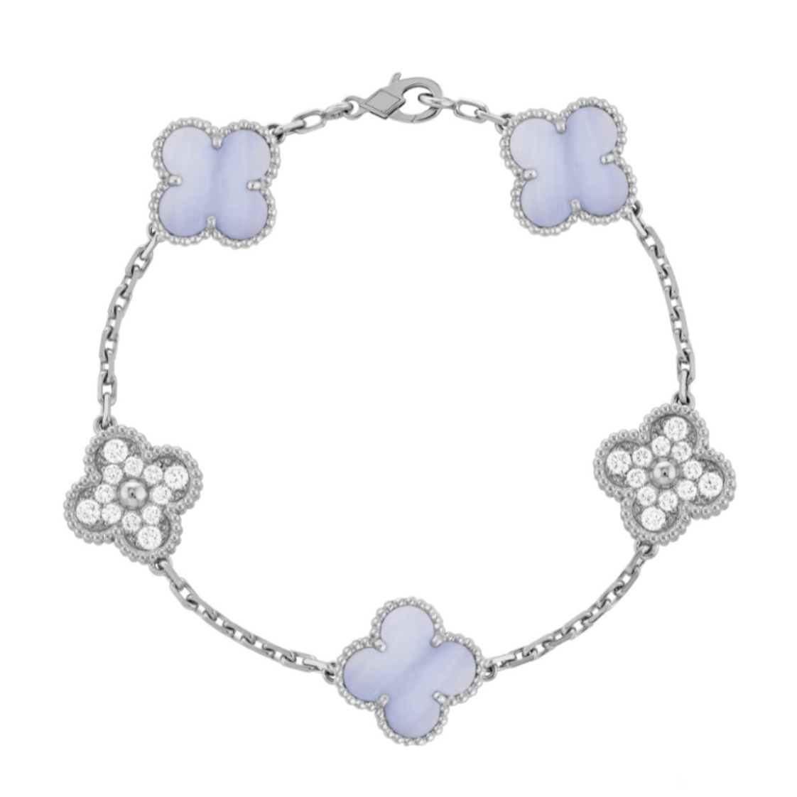 Variant image for Armband - Elegant Gold/Silver Design with Sparkling Zirconia Crystals-6