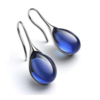 Kristina | Eleganta Guld och Silver Örhängen med Delikat Kristalldroppdesign-4