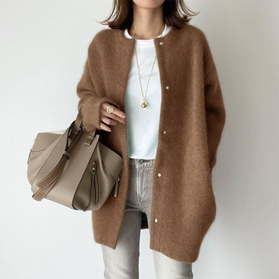 Variant image for Winta Stickad Cardigan - Mysig, Chic och Mångsidig För Alla Tillfällen-4