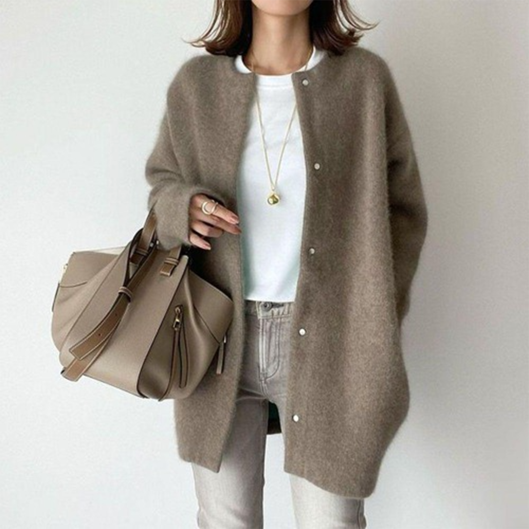 Variant image for Winta Stickad Cardigan - Mysig, Chic och Mångsidig För Alla Tillfällen-6