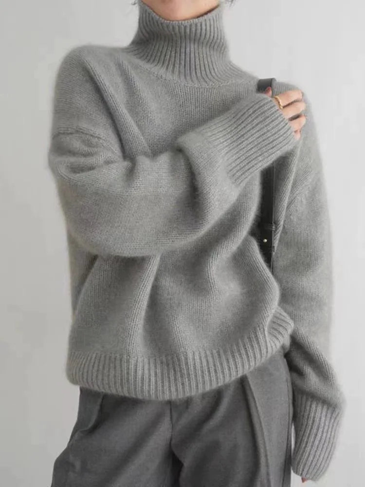 LELYLA | Mjuk Turtlenecktröja – För Vardagsbruk Och Fest 3