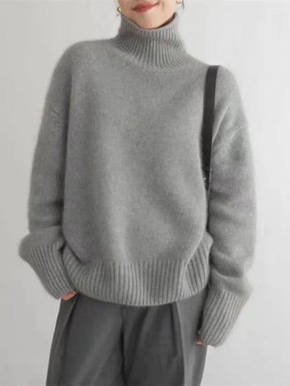 LELYLA | Mjuk Turtlenecktröja – För Vardagsbruk Och Fest 4