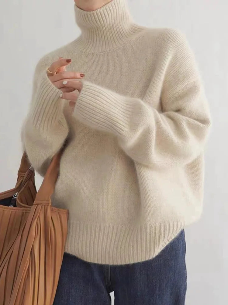 LELYLA | Mjuk Turtlenecktröja – För Vardagsbruk Och Fest 2