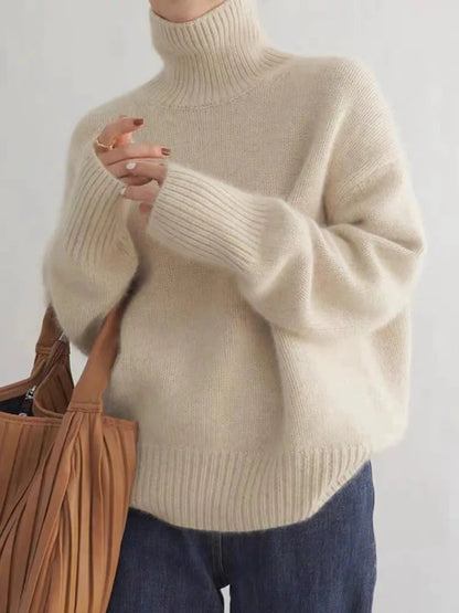 LELYLA | Mjuk Turtlenecktröja – För Vardagsbruk Och Fest 2
