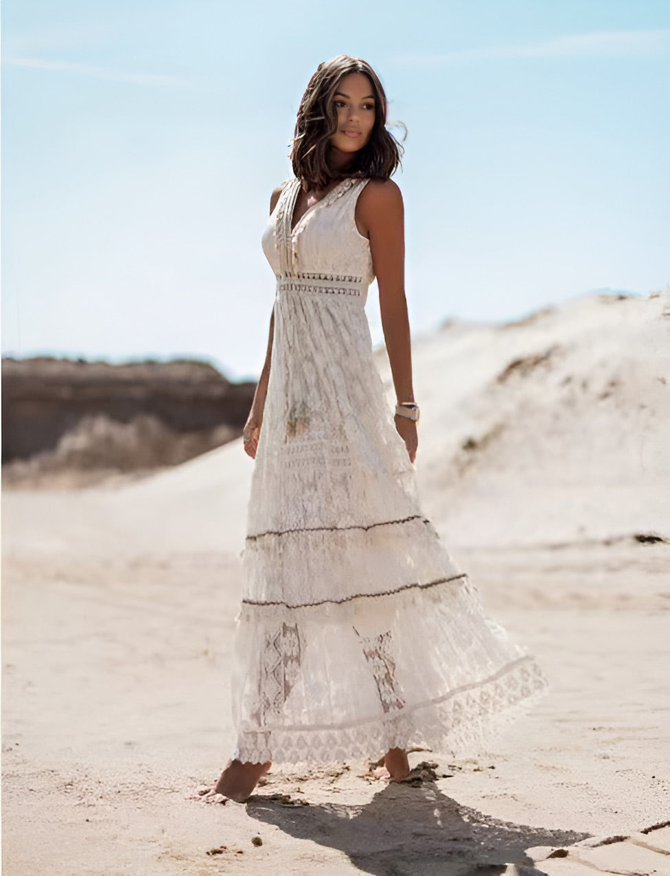 Evelyn | Boho Sommarklänning för Elegans och Komfort 4