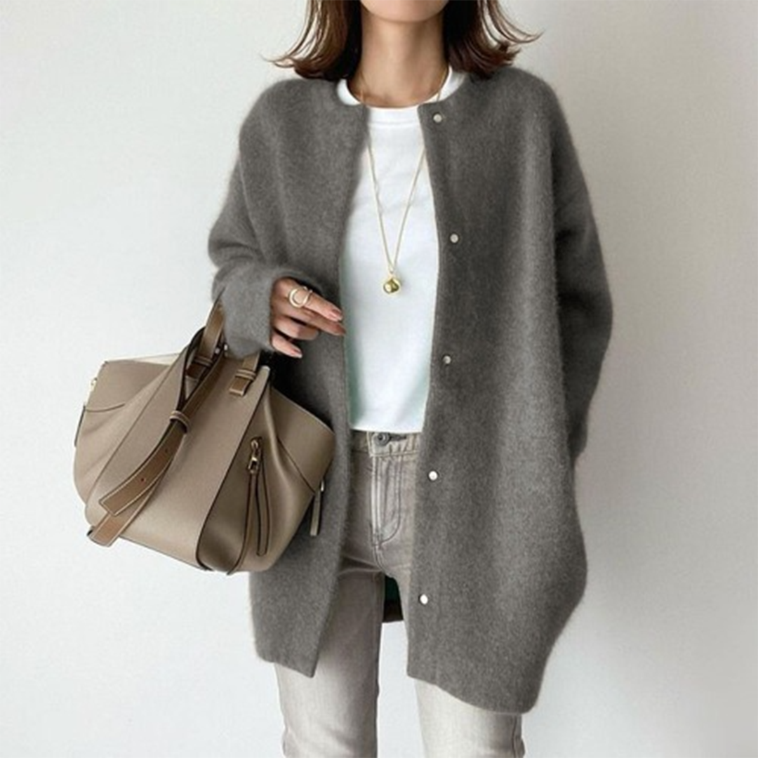 Variant image for Winta Stickad Cardigan - Mysig, Chic och Mångsidig För Alla Tillfällen-5