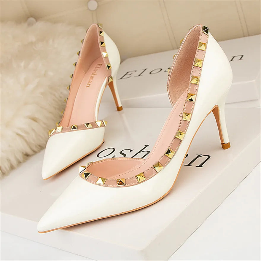 Giovinetta | Stiletto-skor Med Sidoutskärningar – Eleganta För Modern Stil 2