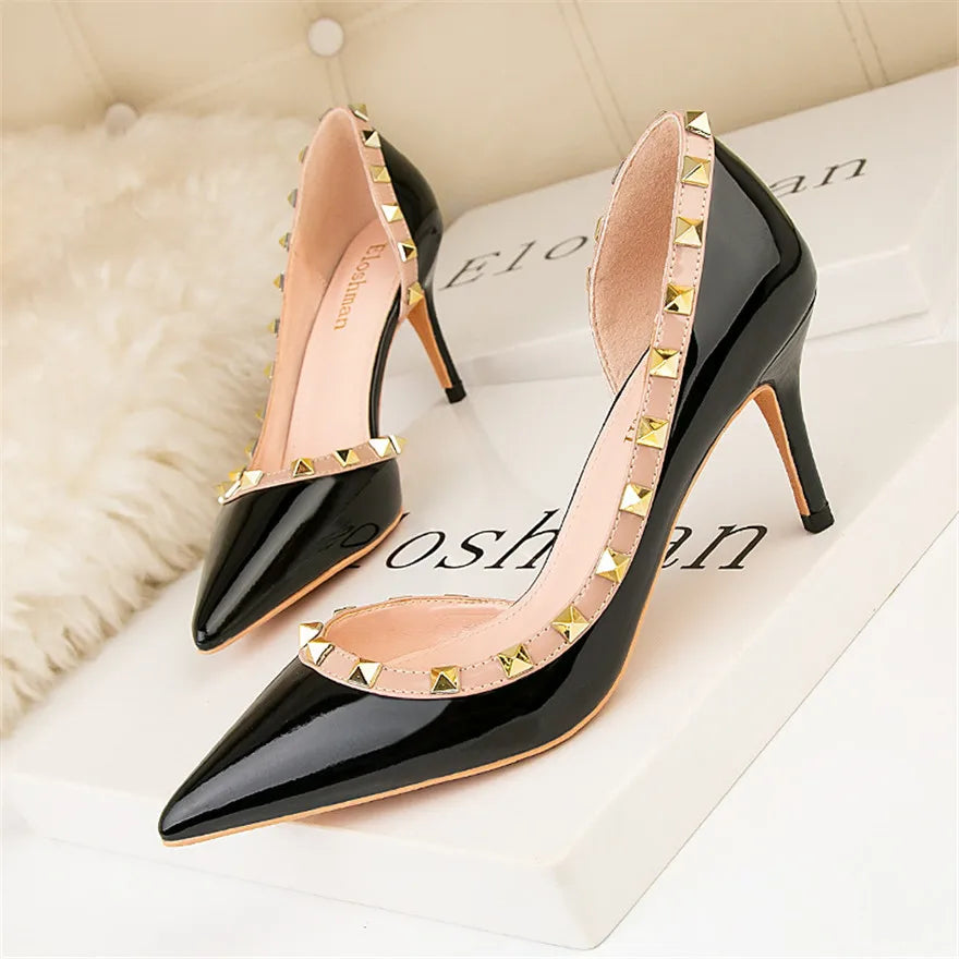 Giovinetta | Stiletto-skor Med Sidoutskärningar – Eleganta För Modern Stil 5