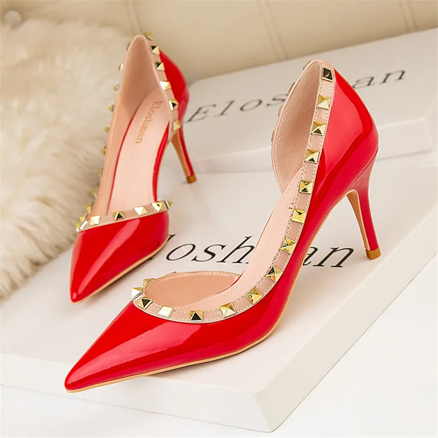 Giovinetta | Stiletto-skor Med Sidoutskärningar – Eleganta För Modern Stil 8