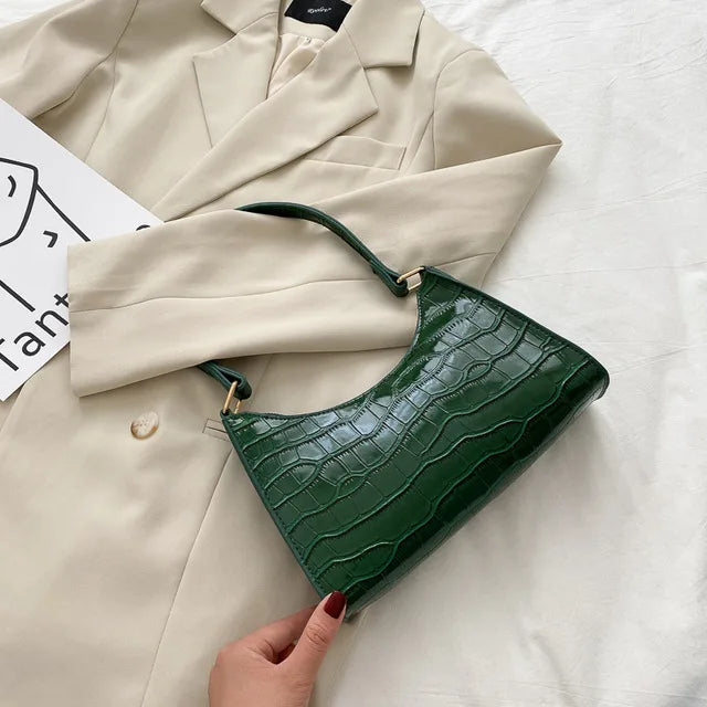 Elly | Elegant Axelväska Dam – Krok-Präglad Finish För Alla Tillfällen 8