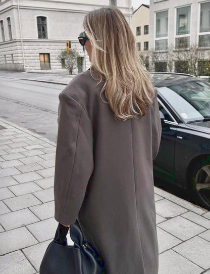Elodie | Elegant Överdimensionerad Vinterkappa – Mysig Komfort 5