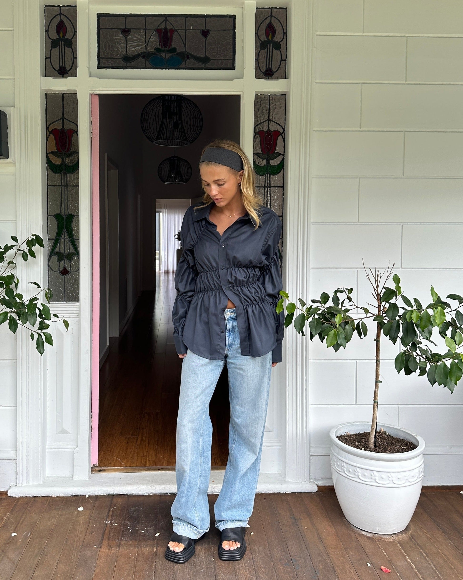 Liv | Elegant Krossad Blus Dam – Mångsidig Stil För Alla Tillfällen 2